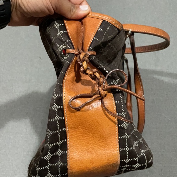 Kate Spade Brown Jacquard Red & Brown Bag - Picture 6 of 16